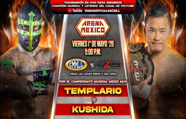 Cartelera CMLL vs MLW del 1 de mayo