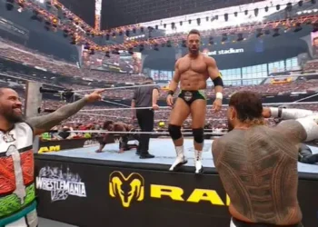 LA Knight & The Usos Wrestlemania 42