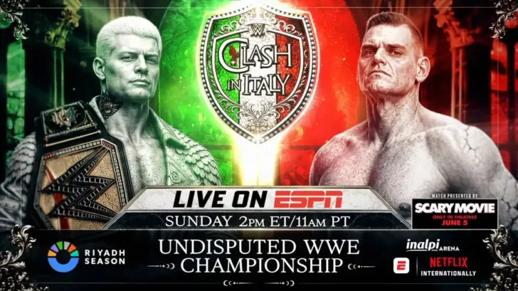 Clash in Italy Cody Rhodes