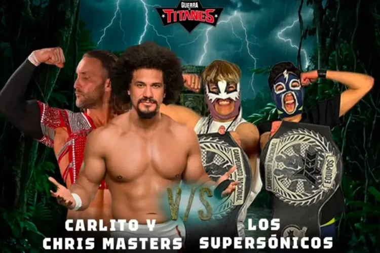 Se confirma combate titular en Chile para Carlito y Chris Masters